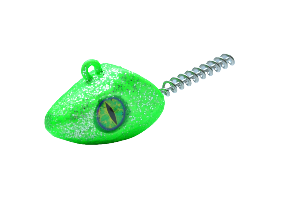 Fish head Green Glitter UV (50/70/90Gram)