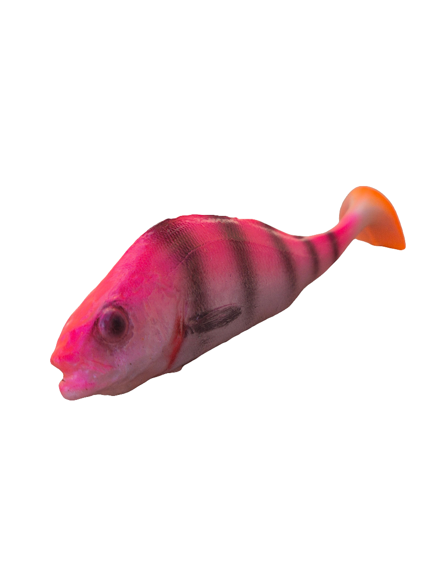 Realistic Perch Pink 2pcs (10cm)