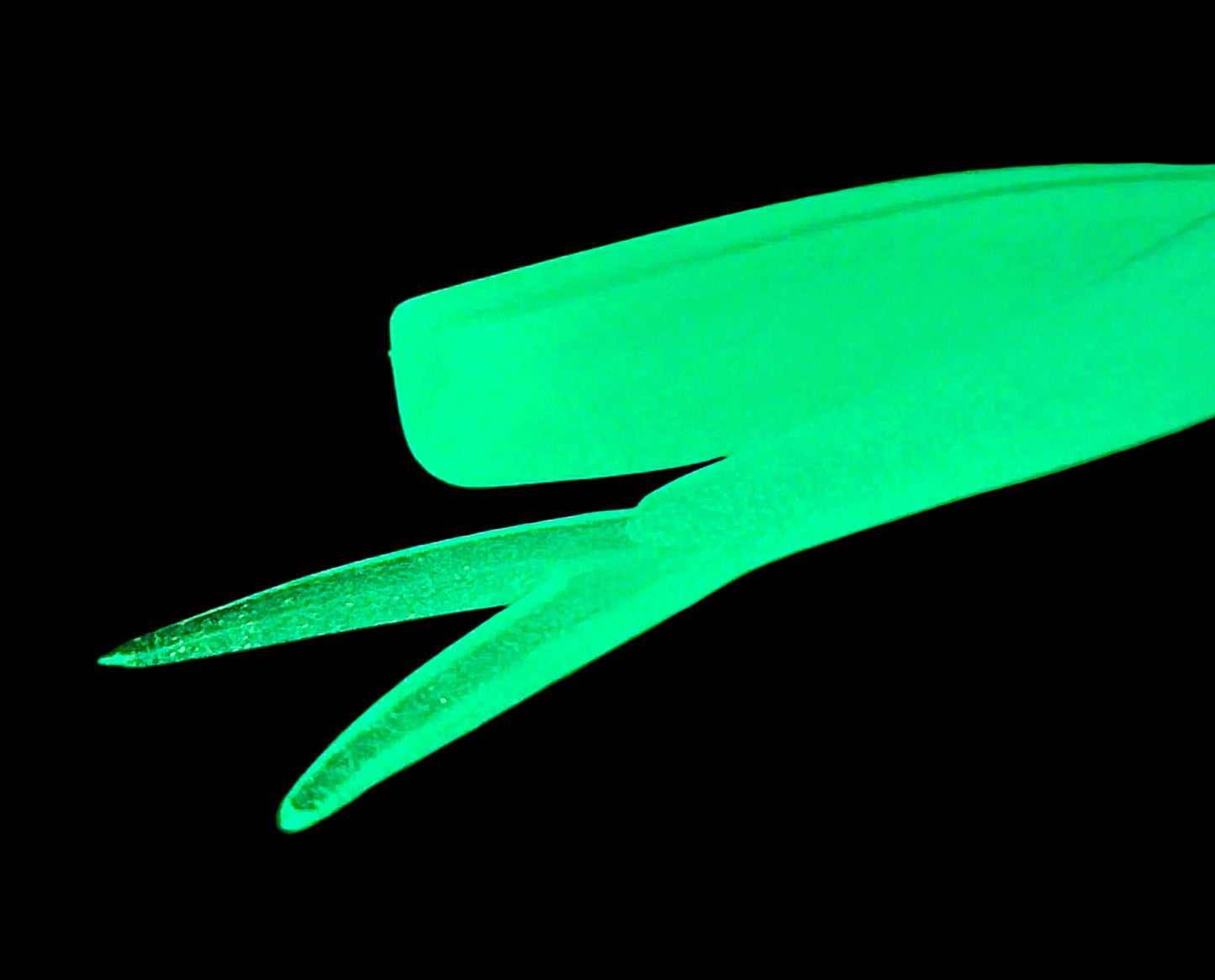 Glow-Tech Mint Green V-tail (11 t/m 20cm)