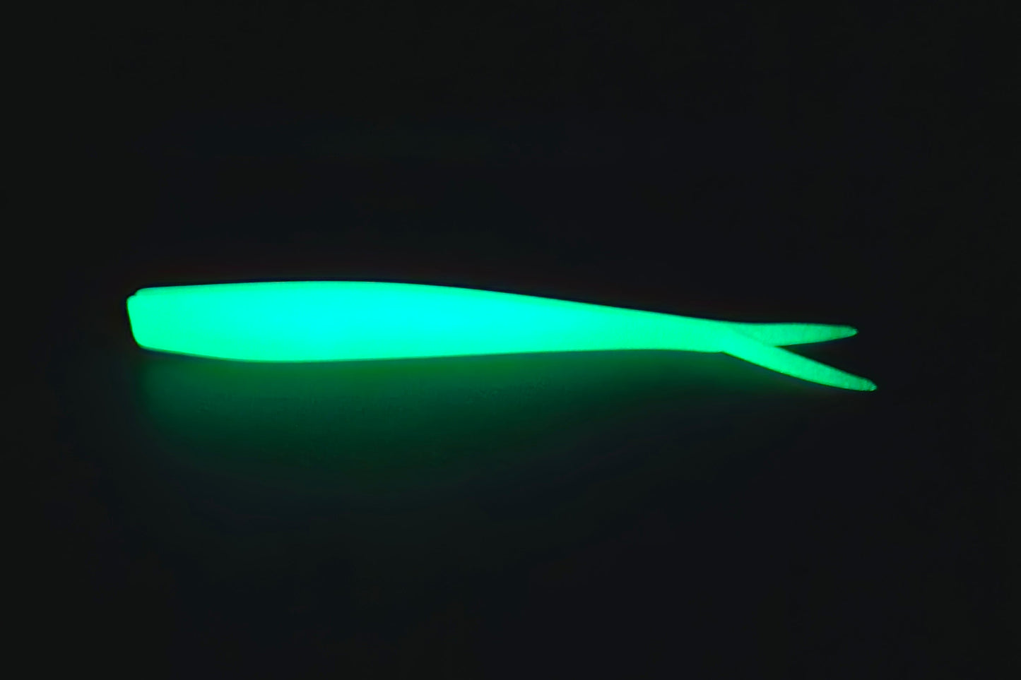 Glow-Tech Mint Green V-tail (11 t/m 20cm)